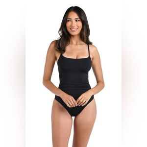 NWT- La Blanca Island Goddess Lingerie One Piece - Black